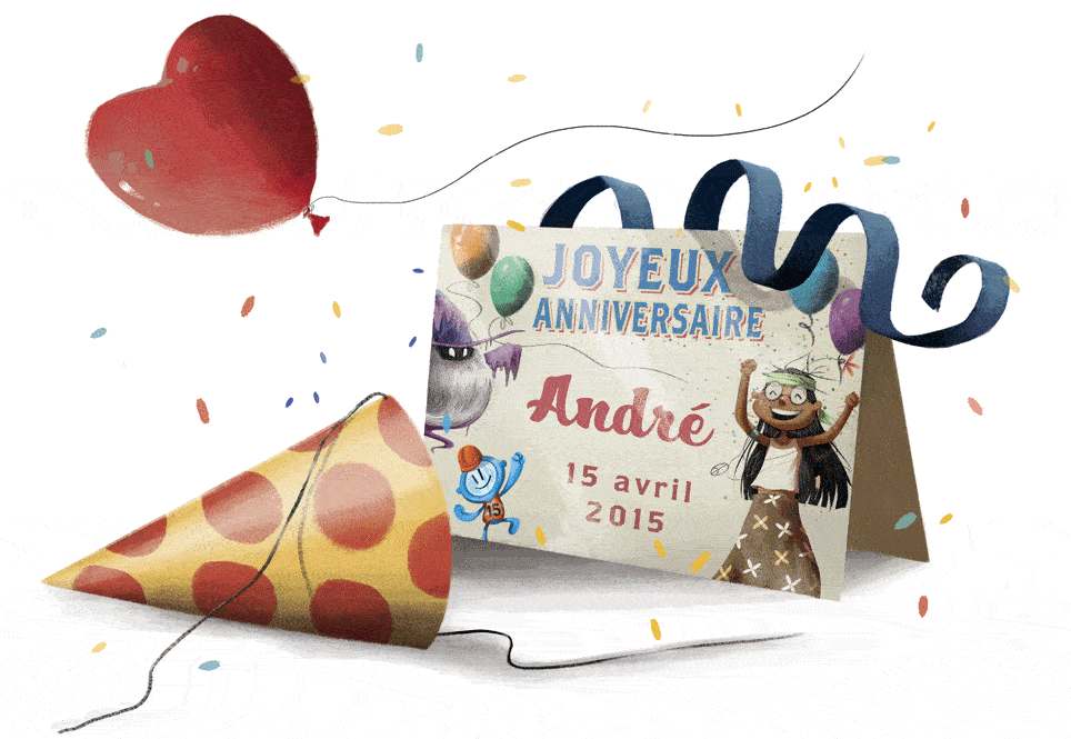 Un livre créé à partir de leur date de naissance